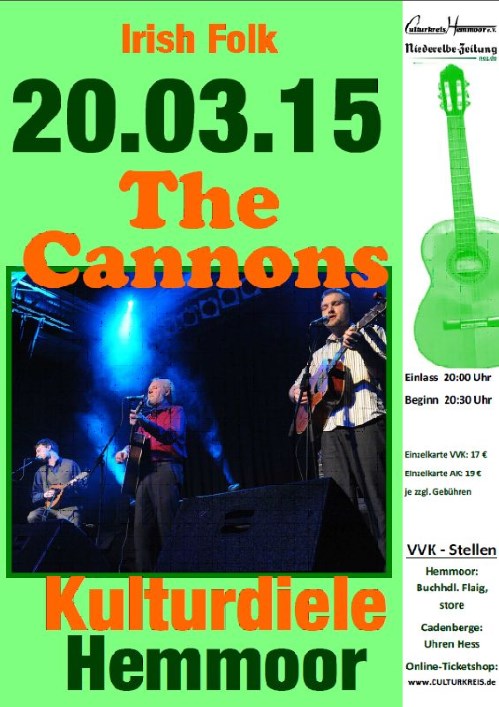 The Cannons - Kulturdiele - Culturkreis Hemmoor e.V.